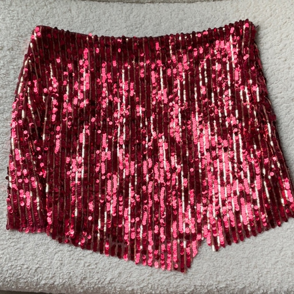 NEW! Free People Seashell Sequin Mini Skirt - Picture 4 of 4